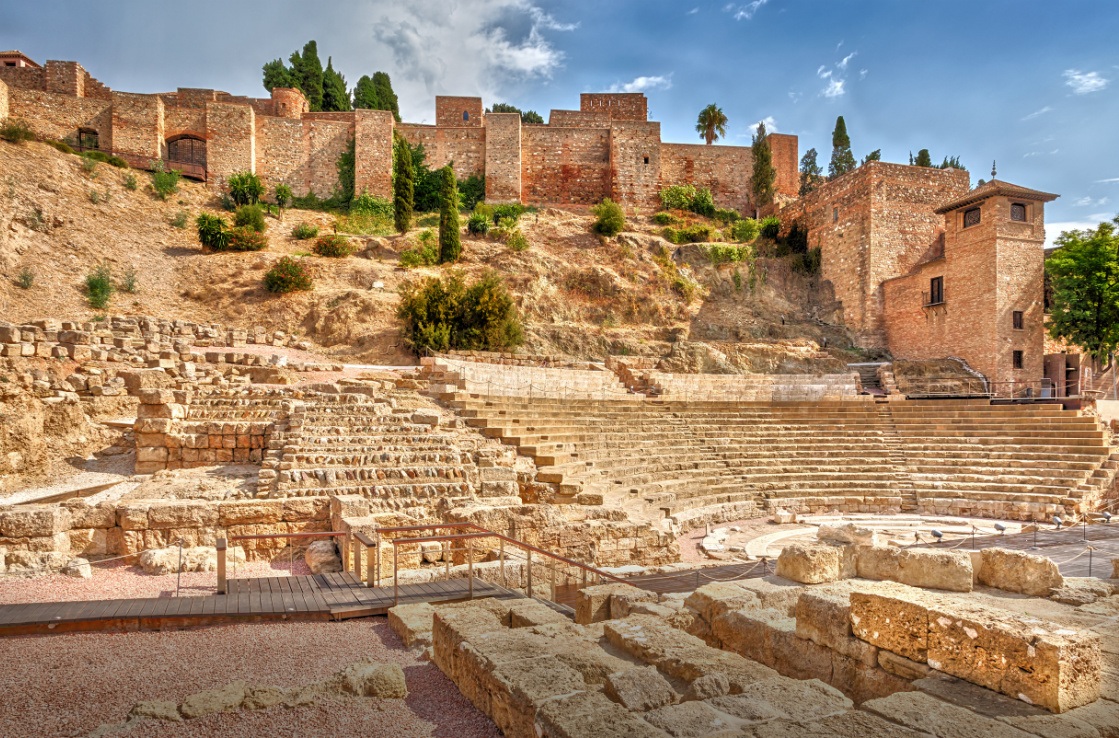 Teatro d'epoca romana a Malaga
